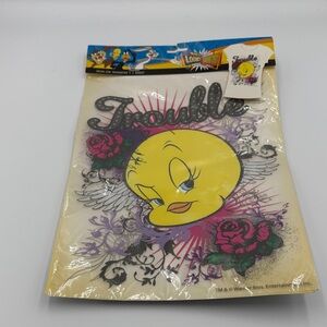New in Package Looney Tunes Iron-On Transfer